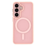 Samsung Galaxy S25 FE Hybrid Plastic Case - MagSafe Compatible - Pink