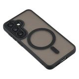 Samsung Galaxy S25 FE Hybrid Plastic Case - MagSafe Compatible - Black