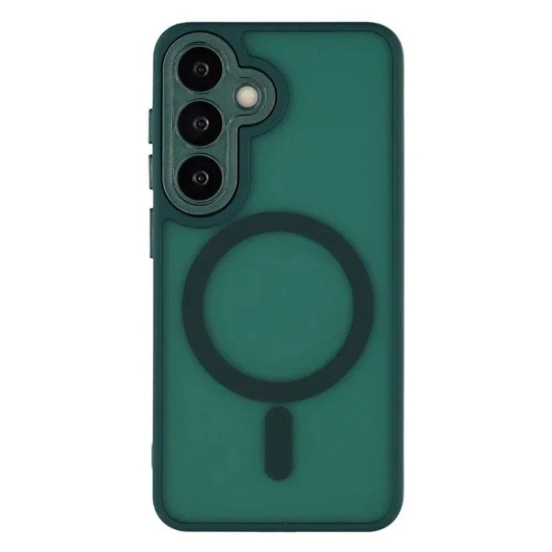 Samsung Galaxy S25 FE Hybrid Plastic Case - MagSafe Compatible - Green
