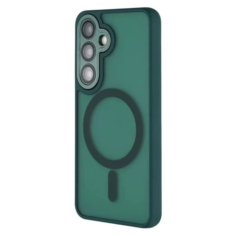 Samsung Galaxy S25 FE Hybrid Plastic Case - MagSafe Compatible - Green