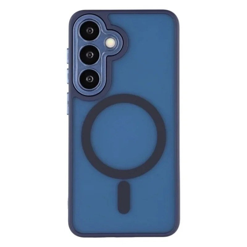 Samsung Galaxy S25 FE Hybrid Plastic Case - MagSafe Compatible - Blue