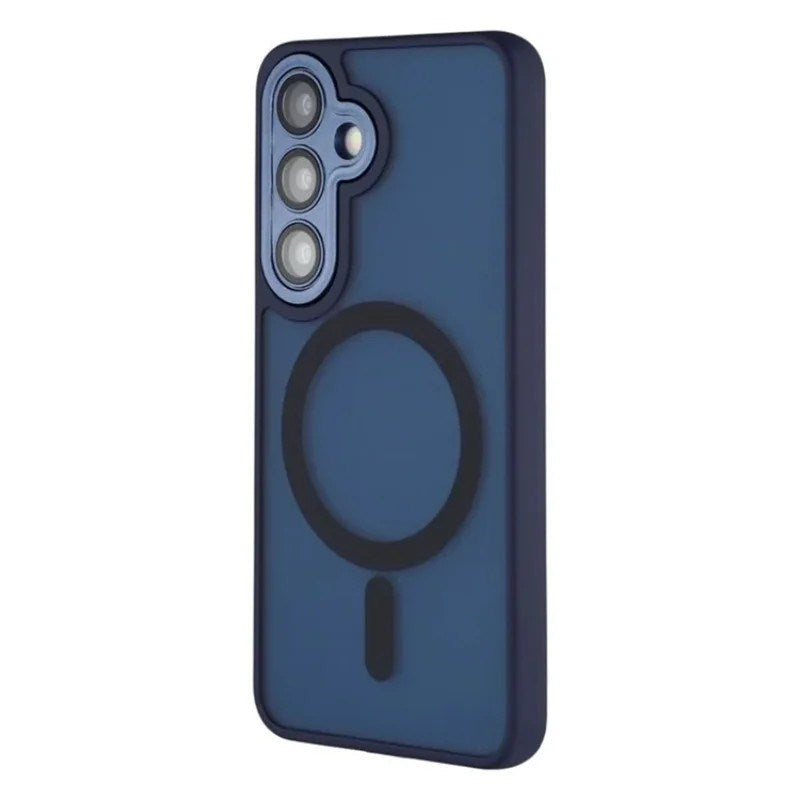 Samsung Galaxy S25 FE Hybrid Plastic Case - MagSafe Compatible - Blue