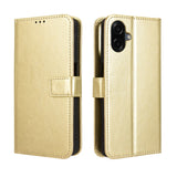 EIDERWOOD Samsung Galaxy A07 Faux Leather Flip Case with Strap - Gold