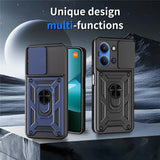 Xiaomi Redmi 15C (5G) / (4G) EIDERWOOD Tough Case with Stand Function - MagSafe Compatible - Blue
