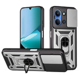 Xiaomi Redmi 15C (5G) / (4G) EIDERWOOD Tough Case with Stand Function - MagSafe Compatible - Grey