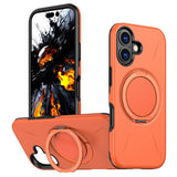EIDERWOOD iPhone 17 Case with Rotating Kickstand - MagSafe Compatible - Orange