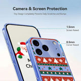 EIDERWOOD iPhone 17 Pro Max Flexible Plastic Christmas Case with Motif - Transparent / Pattern