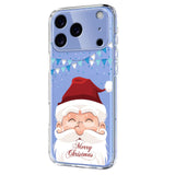 EIDERWOOD iPhone 17 Pro Max Flexible Plastic Christmas Case with Motif - Transparent / Santa Claus