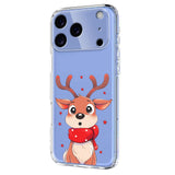 EIDERWOOD iPhone 17 Pro Flexible Plastic Christmas Case with Motif - Transparent / Reindeer