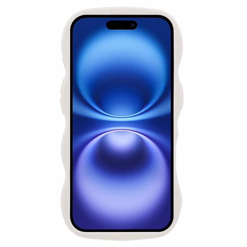 EIDERWOOD iPhone 17 Flexible Plastic Wavy Case - White