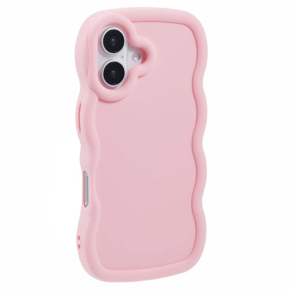EIDERWOOD iPhone 17 Flexible Plastic Wavy Case - Pink