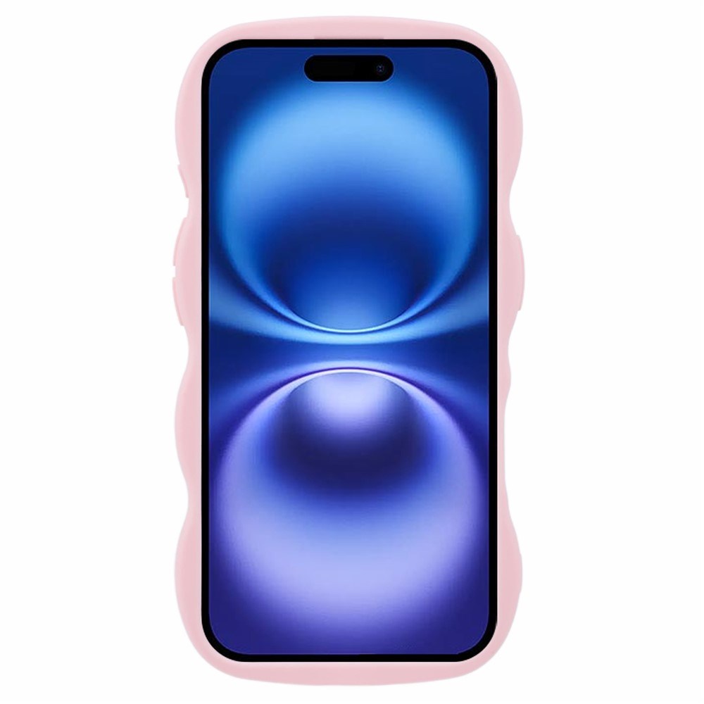 EIDERWOOD iPhone 17 Flexible Plastic Wavy Case - Pink