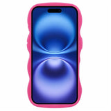 EIDERWOOD iPhone 17 Flexible Plastic Wavy Case - Pink