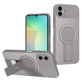 Samsung Galaxy A07 EIDERWOOD Hybrid Case with Stand Function - MagSafe Compatible - Grey