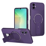 Samsung Galaxy A07 EIDERWOOD Hybrid Case with Stand Function - MagSafe Compatible - Purple