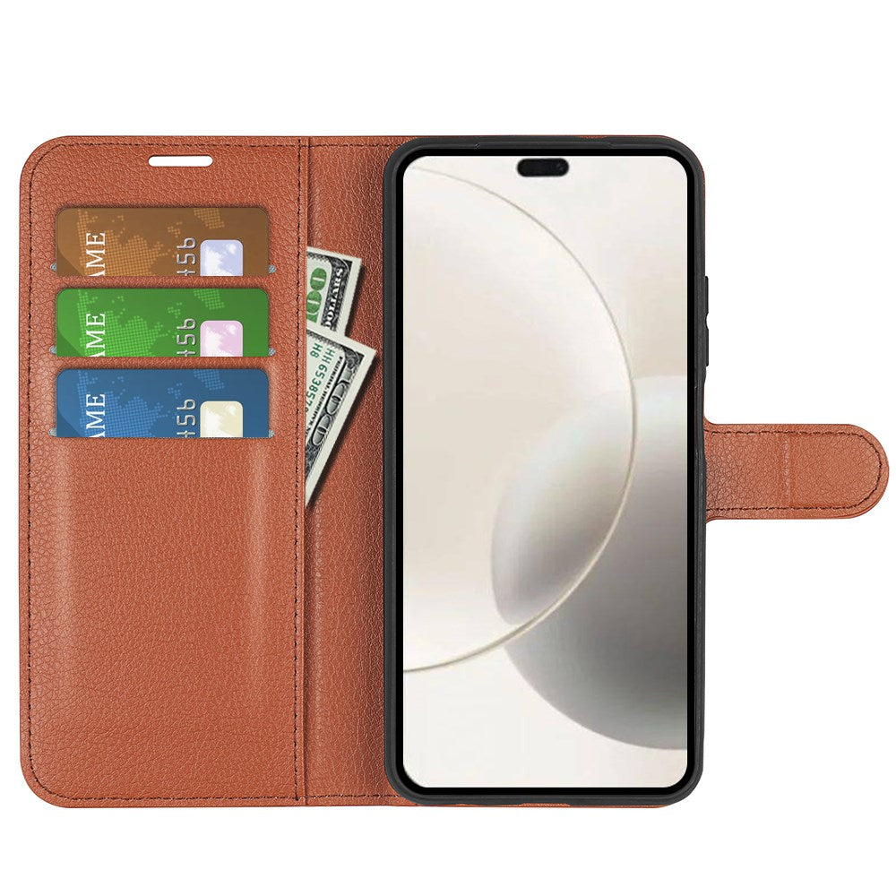 EIDERWOOD Honor 400 Smart Faux Leather Flip Case with Cardholder & Stand Function - Brown