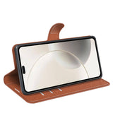 EIDERWOOD Honor 400 Smart Faux Leather Flip Case with Cardholder & Stand Function - Brown