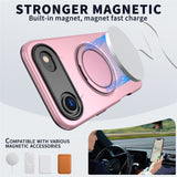 EIDERWOOD iPhone Air Case with Rotating Kickstand - MagSafe Compatible - Pink