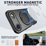 EIDERWOOD iPhone Air Case with Rotating Kickstand - MagSafe Compatible - Black