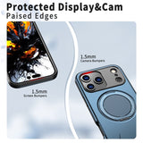 EIDERWOOD iPhone 17 Pro Case with Rotating Kickstand - MagSafe Compatible - Blue