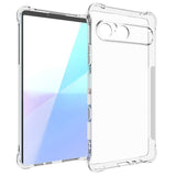 EIDERWOOD Sony Xperia 10 VII Plastic Case with Shock Absorbing Corners - Transparent
