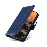 Samsung Galaxy S23 Ultra Leather Flip Case w. Wallet - Blue