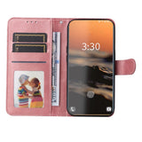 Samsung Galaxy S23 Ultra Leather Flip Case w. Wallet - Pink