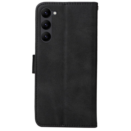 Samsung Galaxy S23 Leather Flip Case w. Wallet - Black