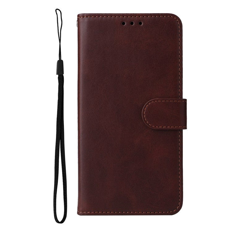 Samsung Galaxy S23 Leather Flip Case w. Wallet - Brown