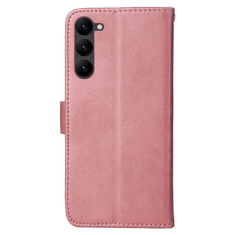 Samsung Galaxy S23 Leather Flip Case w. Wallet - Pink