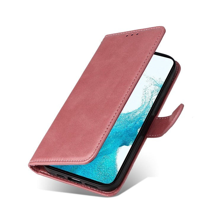 Samsung Galaxy S23 Leather Flip Case w. Wallet - Pink