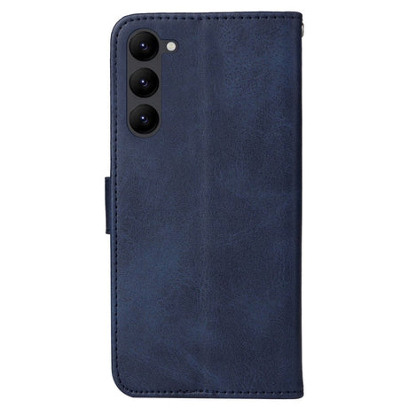 Samsung Galaxy S23+ (Plus) Leather Flip Case w. Wallet - Blue