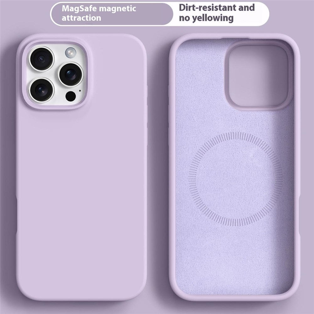 iPhone 16 Pro Max 2-in-1 Silicone & Hard Plastic Case - MagSafe Compatible - Purple