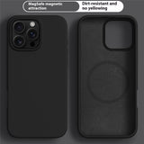 iPhone 16 Pro Max 2-in-1 Silicone & Hard Plastic Case - MagSafe Compatible - Black