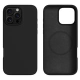 iPhone 16 Pro 2-in-1 Silicone & Hard Plastic Case - MagSafe Compatible - Black