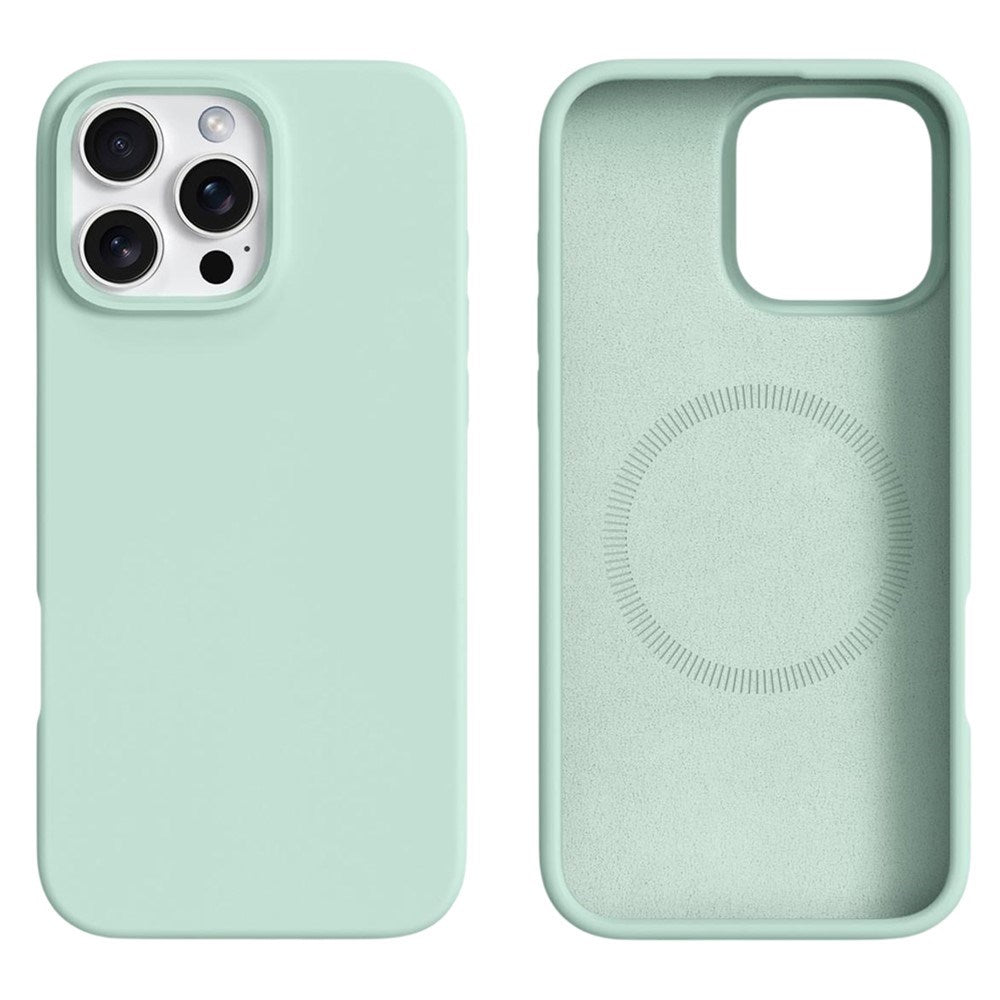 iPhone 16 Pro 2-in-1 Silicone & Hard Plastic Case - MagSafe Compatible - Light Green