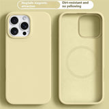 iPhone 16 Pro 2-in-1 Silicone & Hard Plastic Case - MagSafe Compatible - Yellow