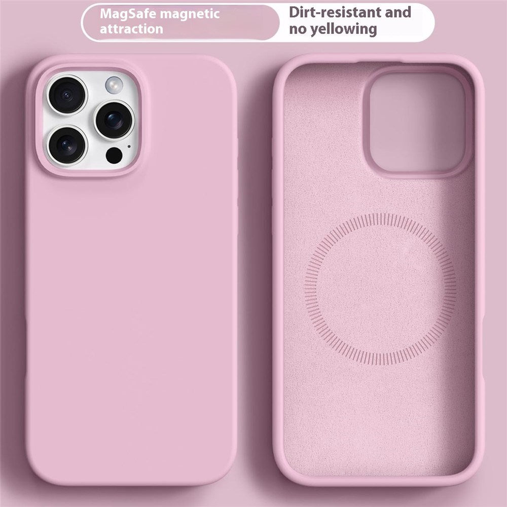 iPhone 16 Pro 2-in-1 Silicone & Hard Plastic Case - MagSafe Compatible - Pink