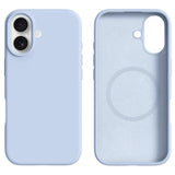 iPhone 17 2-in-1 Silicone & Hard Plastic Case- MagSafe Compatible - Baby Blue