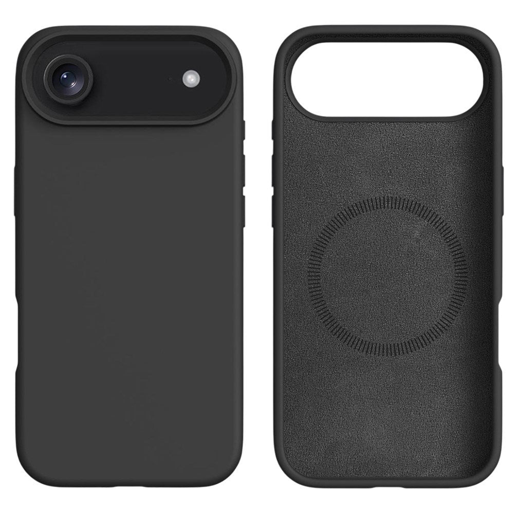 iPhone Air 2-in-1 Silicone & Hard Plastic Case- MagSafe Compatible - Black