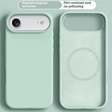 iPhone Air 2-in-1 Silicone & Hard Plastic Case- MagSafe Compatible - Light Green