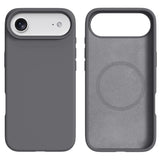 iPhone Air 2-in-1 Silicone & Hard Plastic Case- MagSafe Compatible - Dark gray