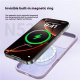 iPhone 17 Pro Max 2-in-1 Silicone & Hard Plastic Case- MagSafe Compatible - White