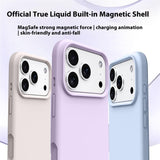 iPhone 17 Pro 2-in-1 Silicone & Hard Plastic Case- MagSafe Compatible - Light Purple
