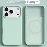 iPhone 17 Pro 2-in-1 Silicone & Hard Plastic Case- MagSafe Compatible - Light Green