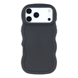 EIDERWOOD iPhone 17 Pro Max Flexible Plastic Wavy Case - Black