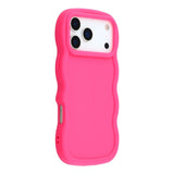 EIDERWOOD iPhone 17 Pro Max Flexible Plastic Wavy Case - Pink