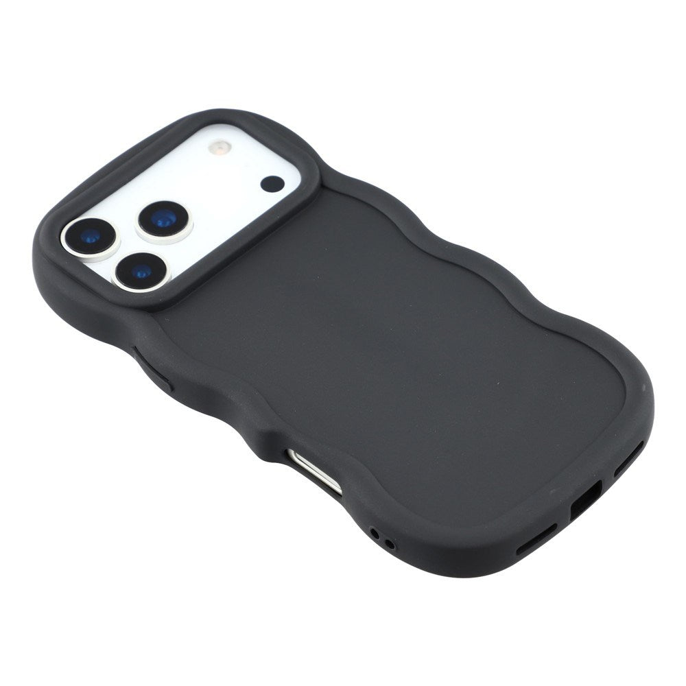 EIDERWOOD iPhone 17 Pro Flexible Plastic Wavy Case - Black