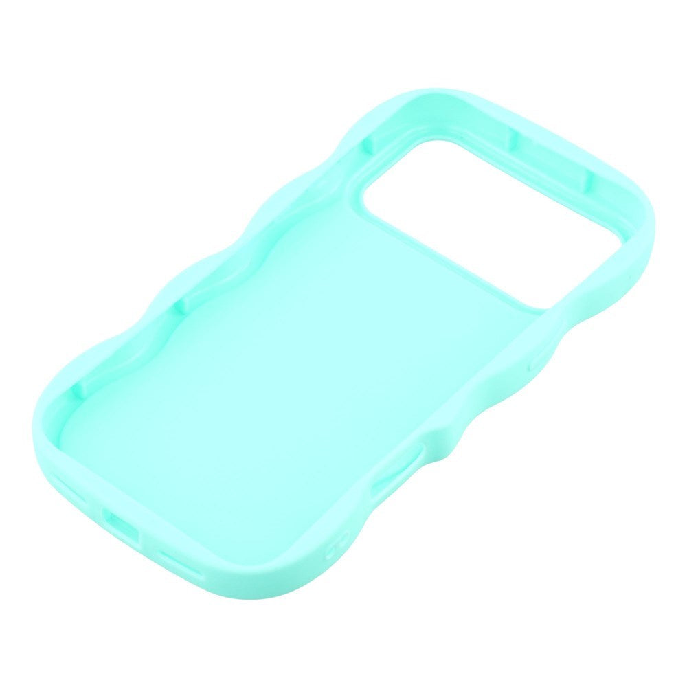 EIDERWOOD iPhone 17 Pro Flexible Plastic Wavy Case - Blue