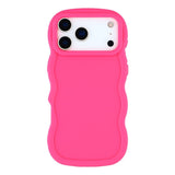 EIDERWOOD iPhone 17 Pro Flexible Plastic Wavy Case - Pink